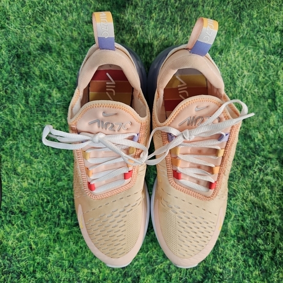 Nike Air Max 270 Washed Coral & White - WMN. SIZE 9 (7.5 MEN) CW5589 600 CLEAN - Picture 10 of 15